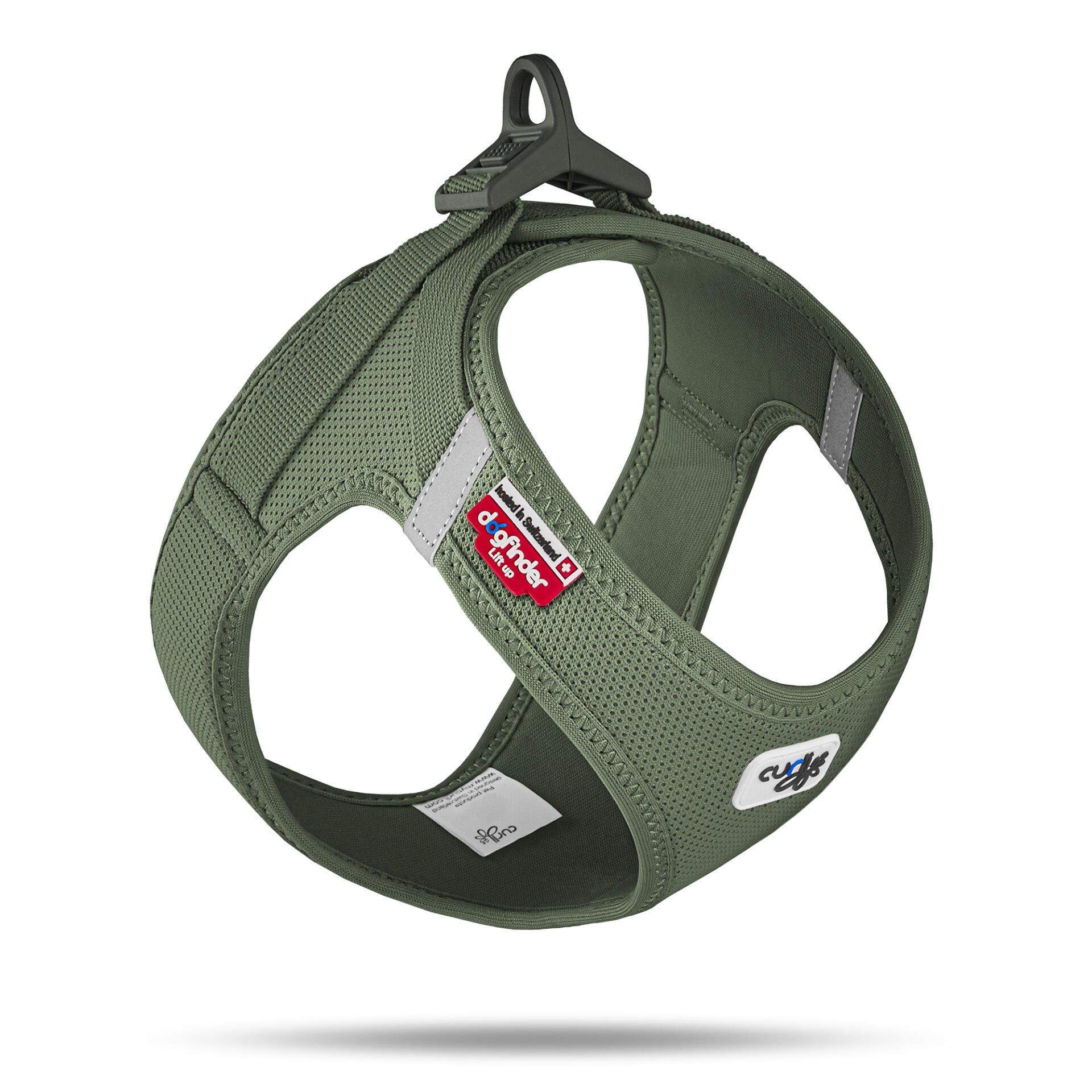 Curlı Vest Harness Curlı Clasp Aır-Mesh Moss S
