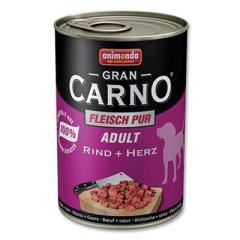 Animonda Gran Carno Sığır  Ve Yürek Köpek Konservesi 6 Adet 400 Gr Skt:03/26