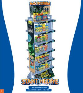 Tetra Stant Ölçü: 160 x 50 x 40 Cm