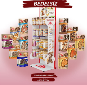 8in1 Askılı Stant Ölçü: 200 x 60 x 48 Cm
