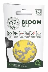 10643599 M-Pets Bloom Ball Oyun Topu Parçalanmaz Yellow/Gray