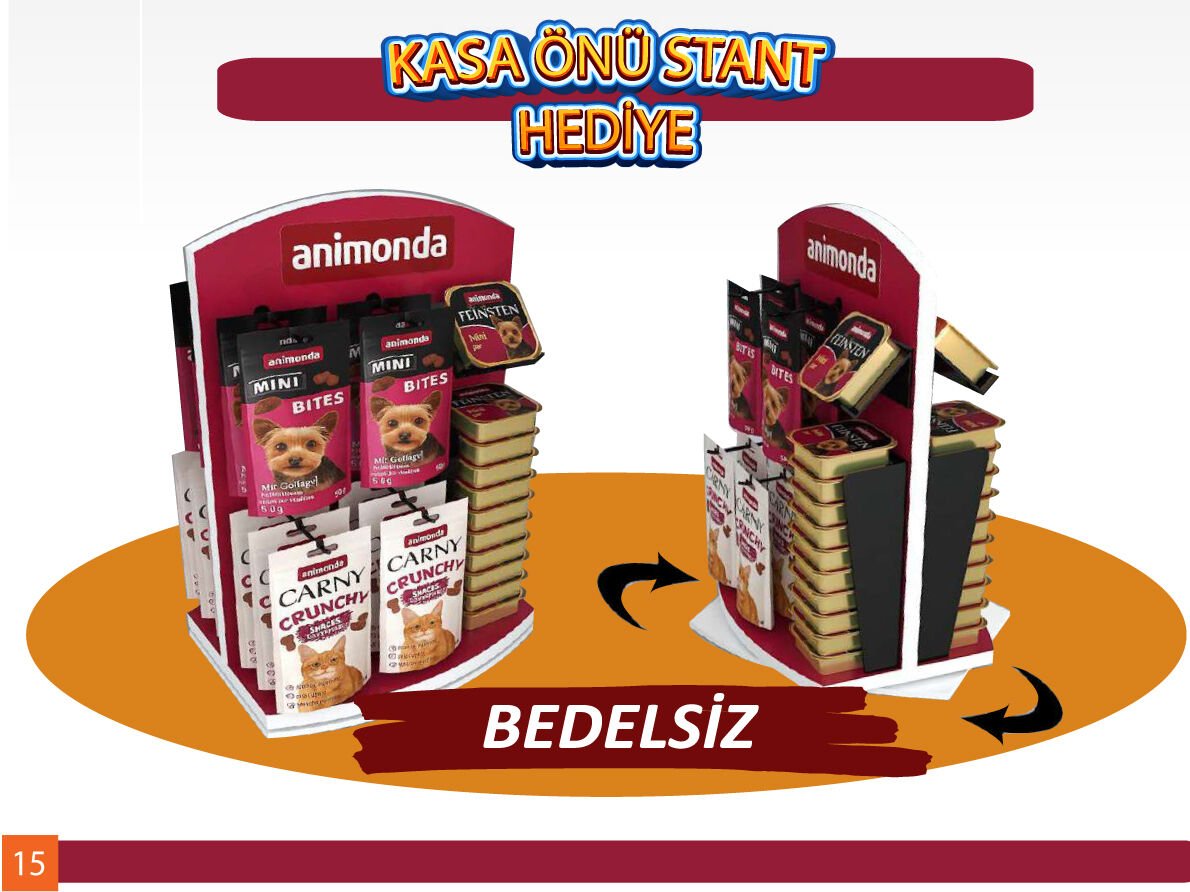 Animonda Kasa Önü Stant Kampanyası