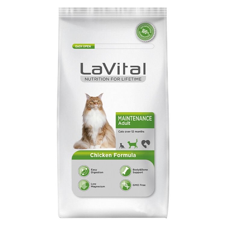 LaVital Maintenance Tavuklu Yetişkin Kedi Maması 1,5kg Skt:01/27