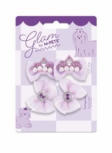 60900499 M-Pets Glam Köpekler İçin Aksesuar Toka Purple