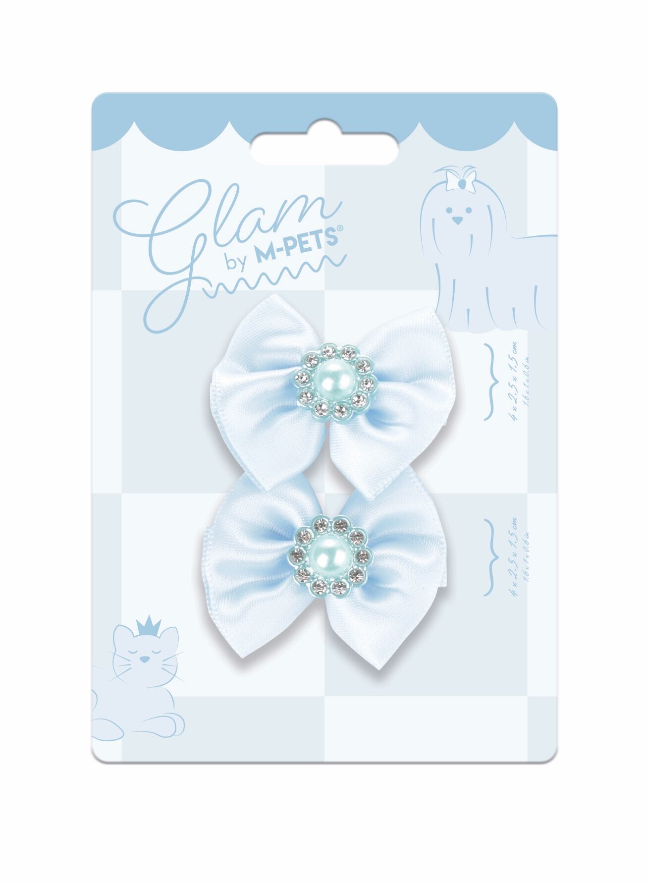 60900699 M-Pets Glam Köpekler İçin Aksesuar Toka Blue