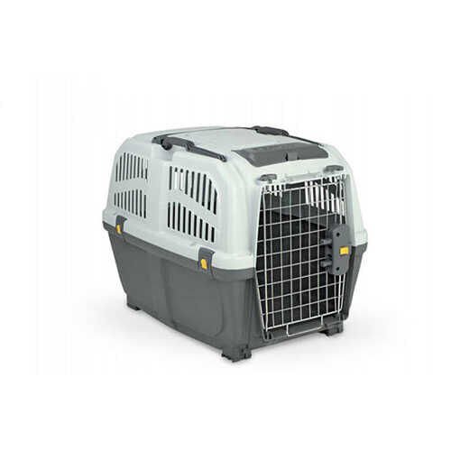 Skudo-4 Iata Tekerleksiz Plastik Kedi ve Köpek Taşıma Kafesi 68x48x51 Cm