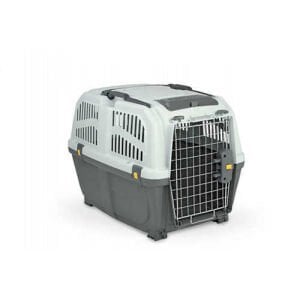 Skudo-4 Iata Tekerleksiz Plastik Kedi ve Köpek Taşıma Kafesi 68x48x51 Cm
