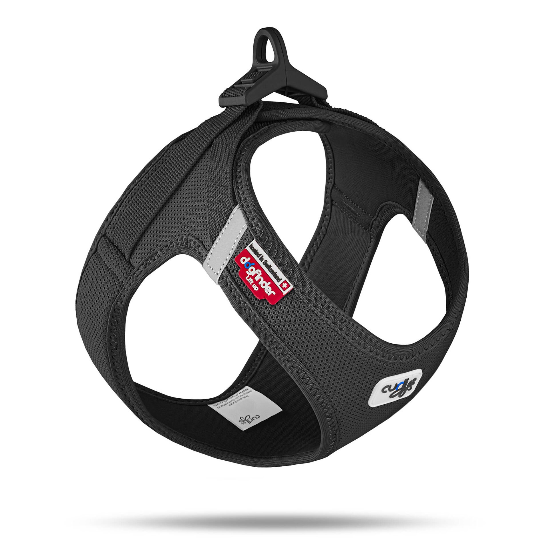 Curlı Vest Harness Curlı Clasp Aır-Mesh Black L
