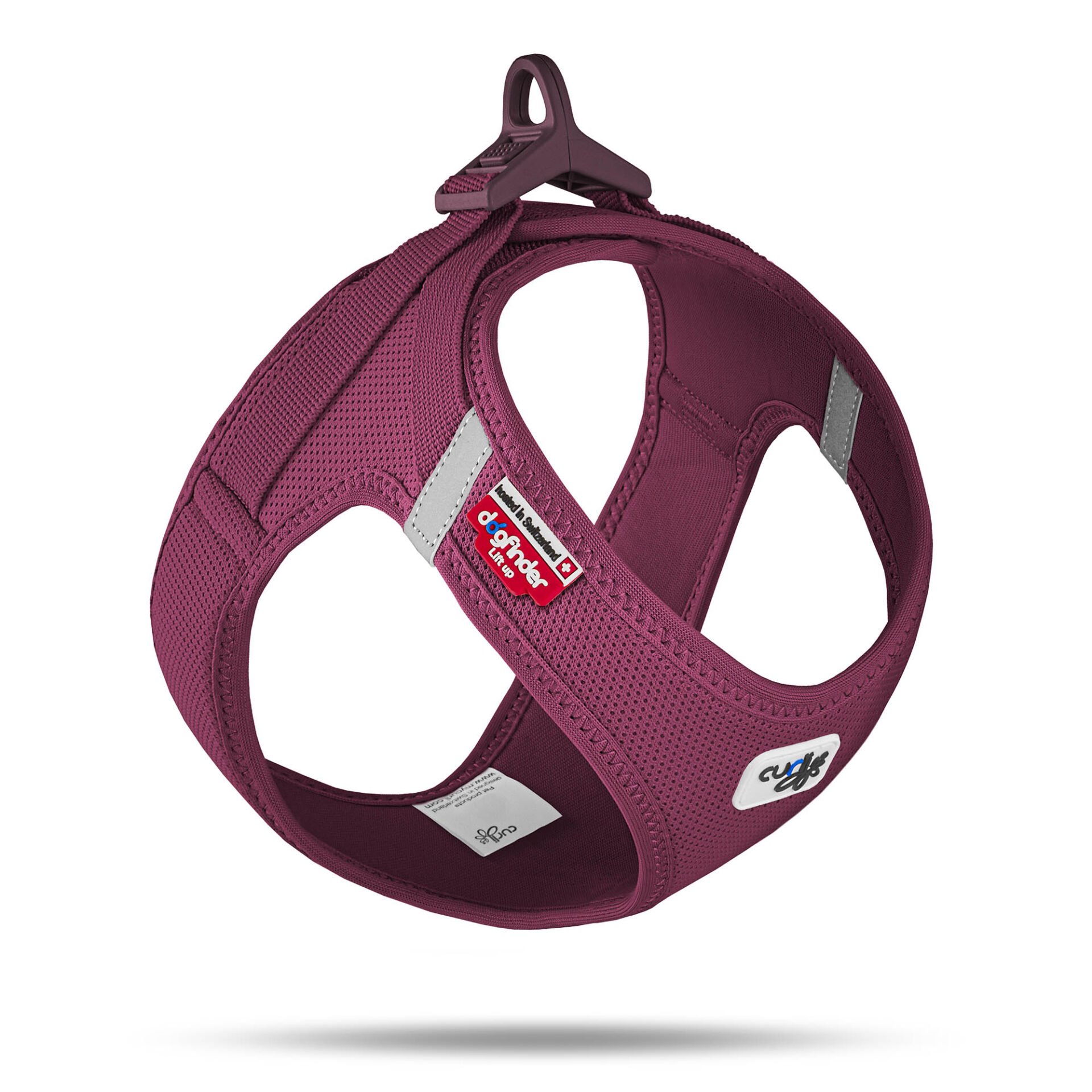 Curlı Vest Harness Curlı Clasp Aır-Mesh Ruby L