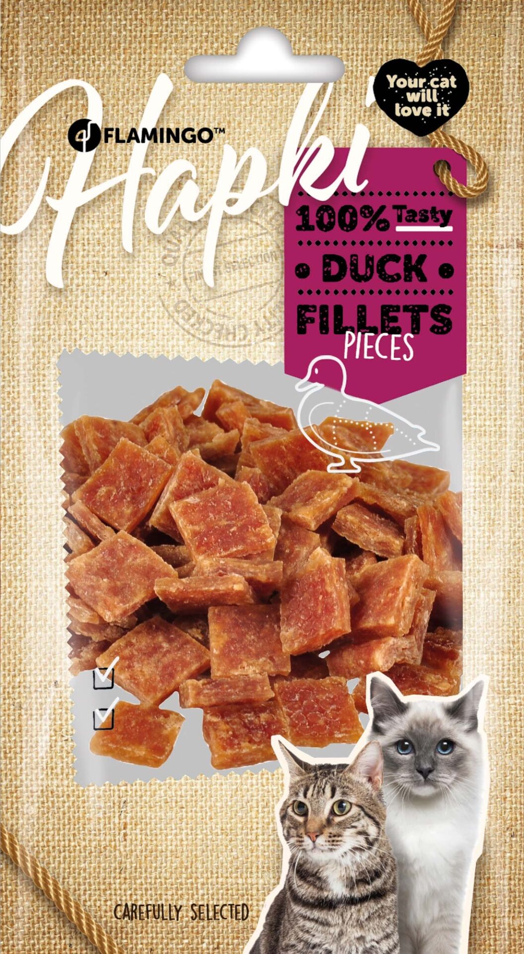 Flamingo Catsnack Ördekli Kedi Ödülü 50 Gr 6 lı Skt:07/25