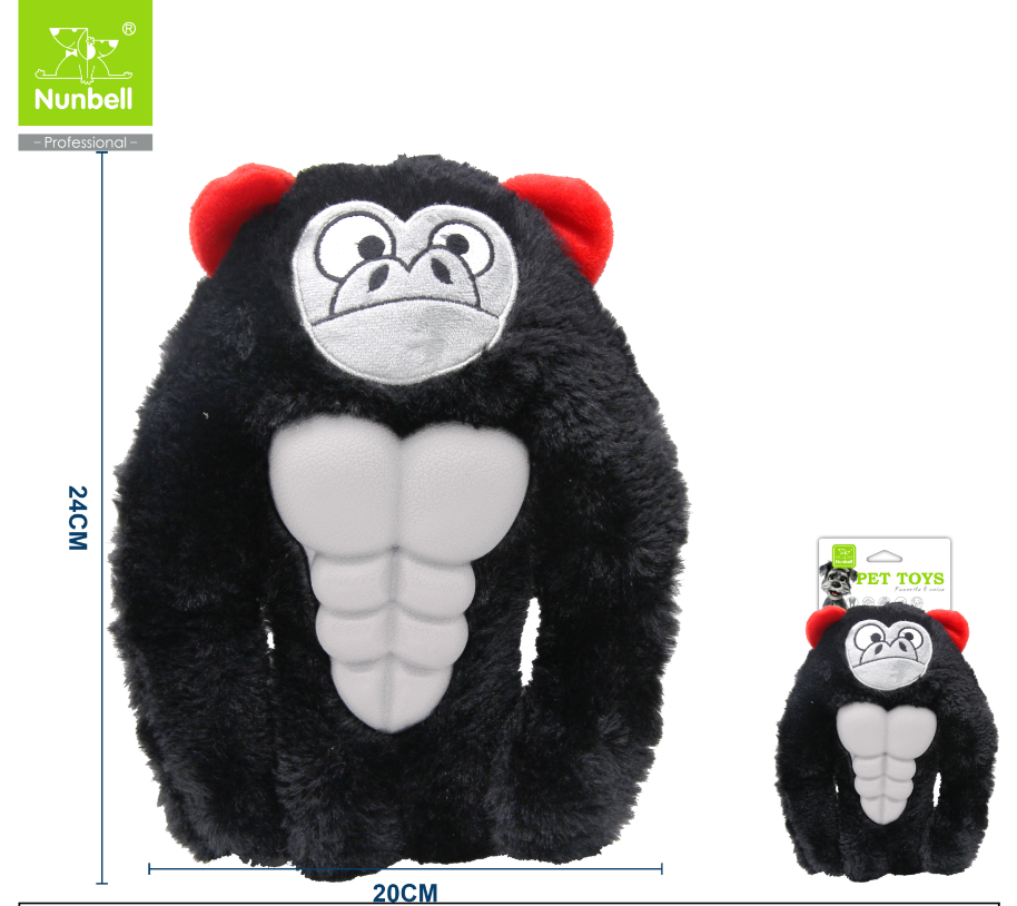 Nunbell Köpek Oyuncağı Peluş Goril