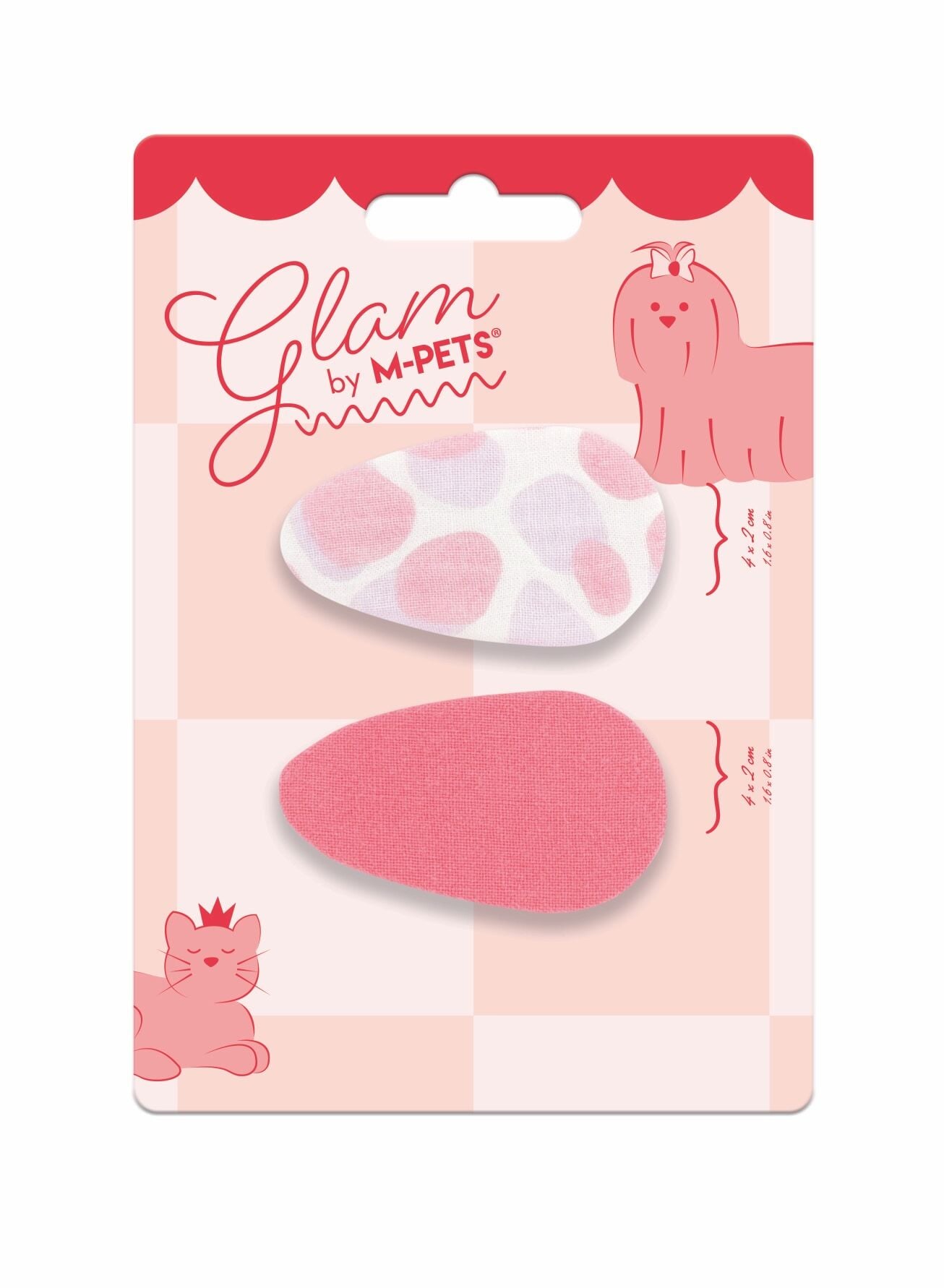 60902399 M-Pets Glam Köpekler İçin Aksesuar Toka Red