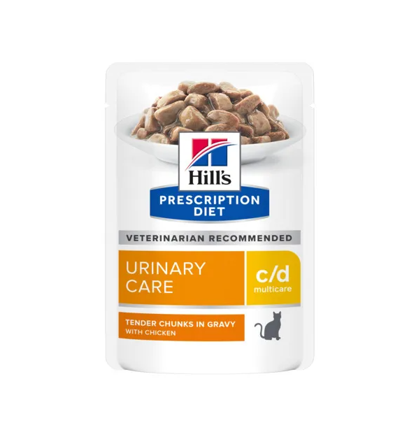 Hill's PD C/D Tavuklu Kedi Pouch 12x85g
