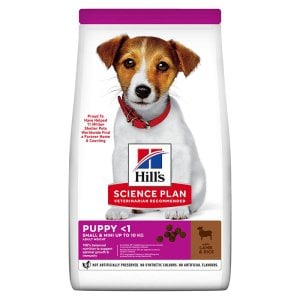 Hill Small Mini Puppy Küçük Irk Kuzu Etli Yavru Köpek Maması 1.5 Kg SKT:01/27
