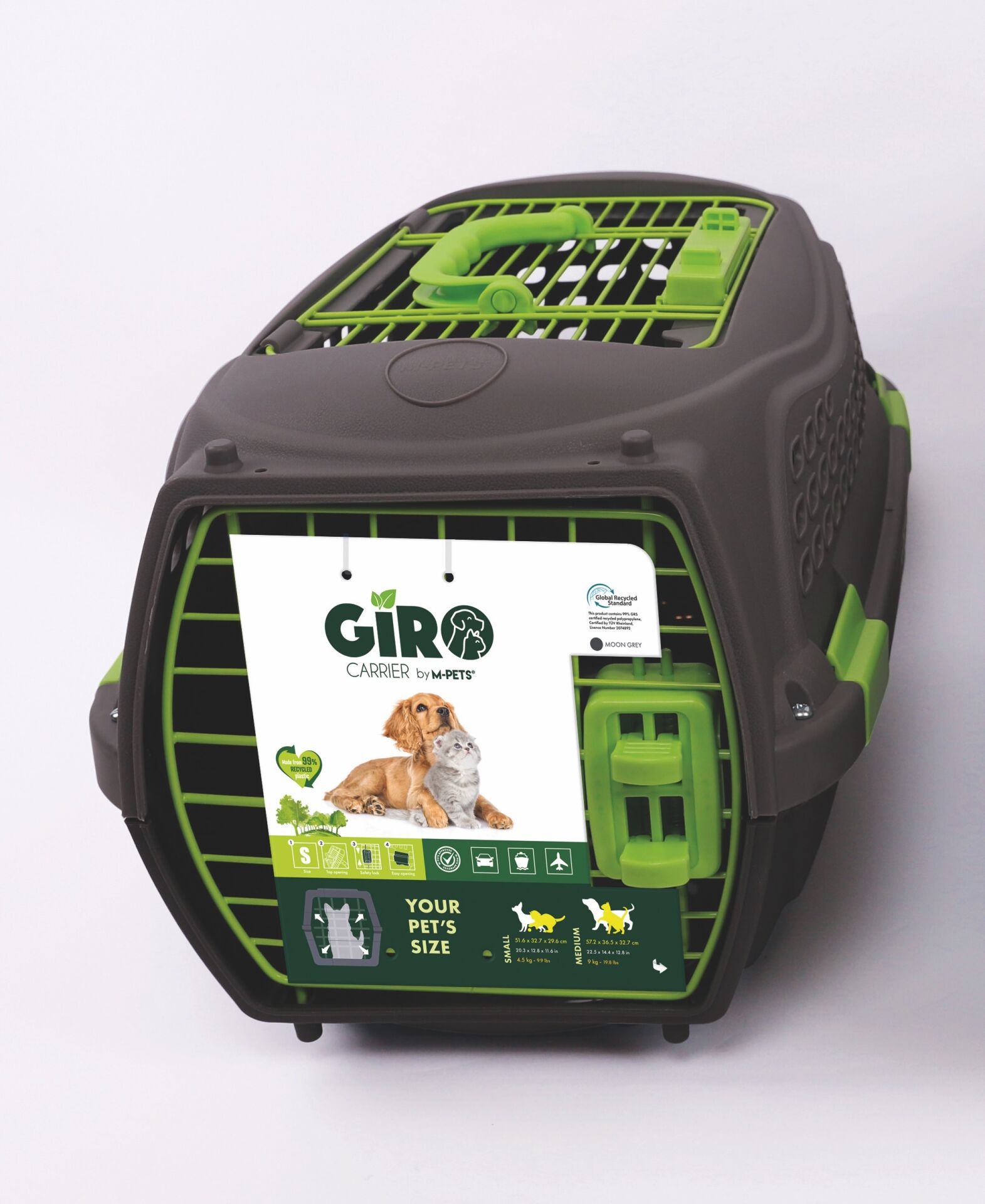 10453799 M-Pets Eco Gıro Carrıer (S) Taşıma Black/Green