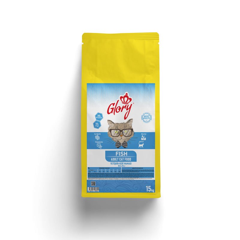 Glory Premium Balıklı Yetişkin Kedi Maması 15 Kg (G-004) Skt:04/27