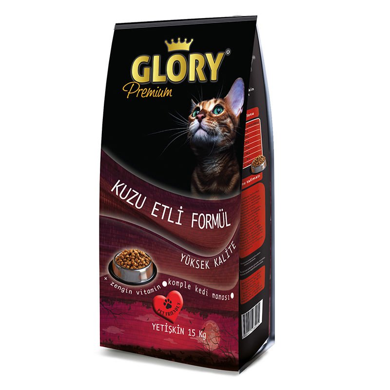 Glory Premium Kuzu Etli Yetişkin Kedi Maması 15 Kg (G-005) Skt:04/26
