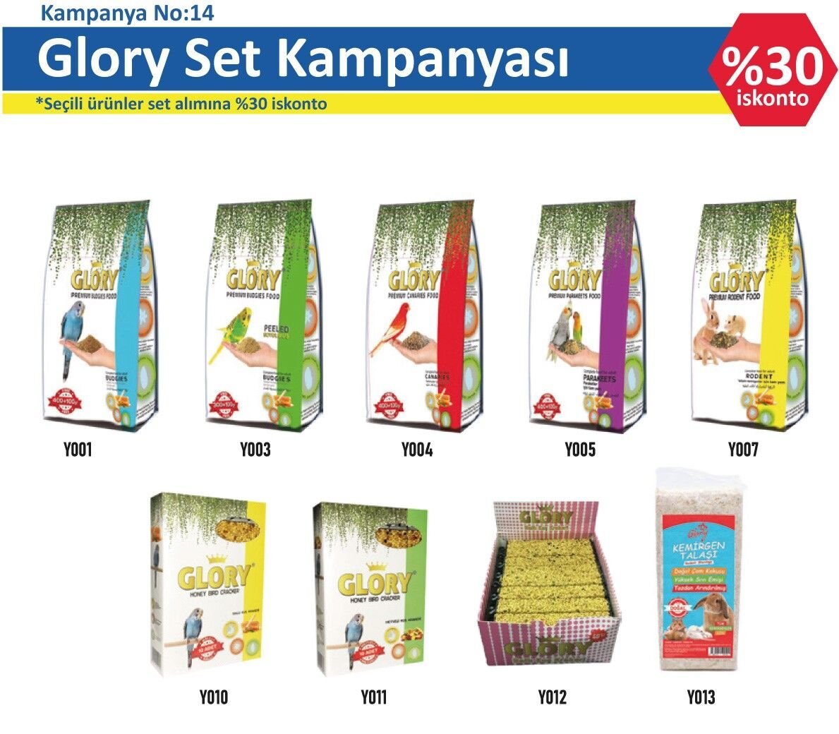 Glory Set Yem Kampanyası