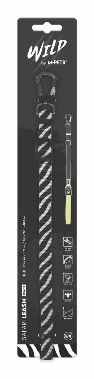 10836699 M-Pets Wıld Safarı Leash Travel (S-M)
