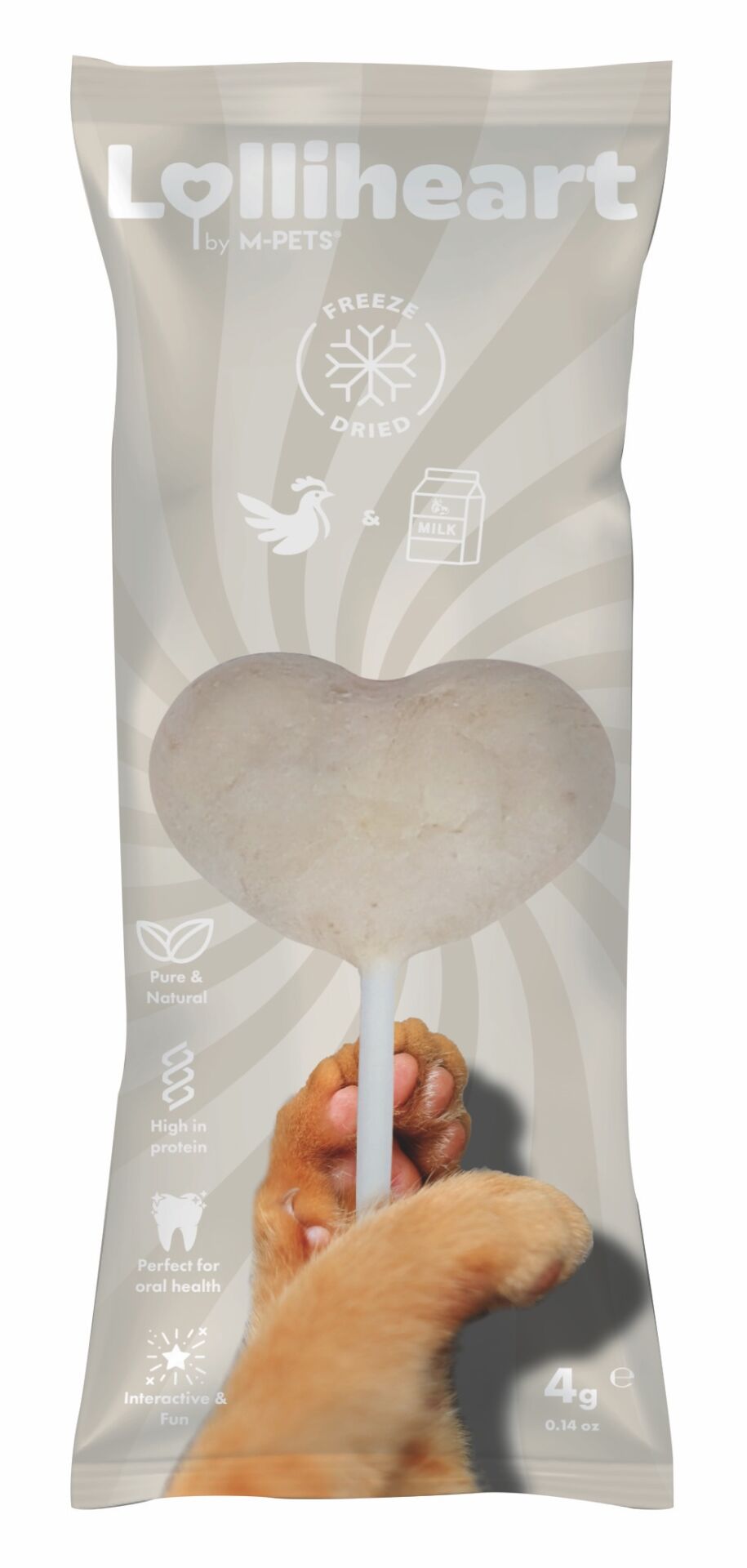 29012899 M-Pets Lolliheart Sütlü Kedi Ödülü 4Gr 15Li