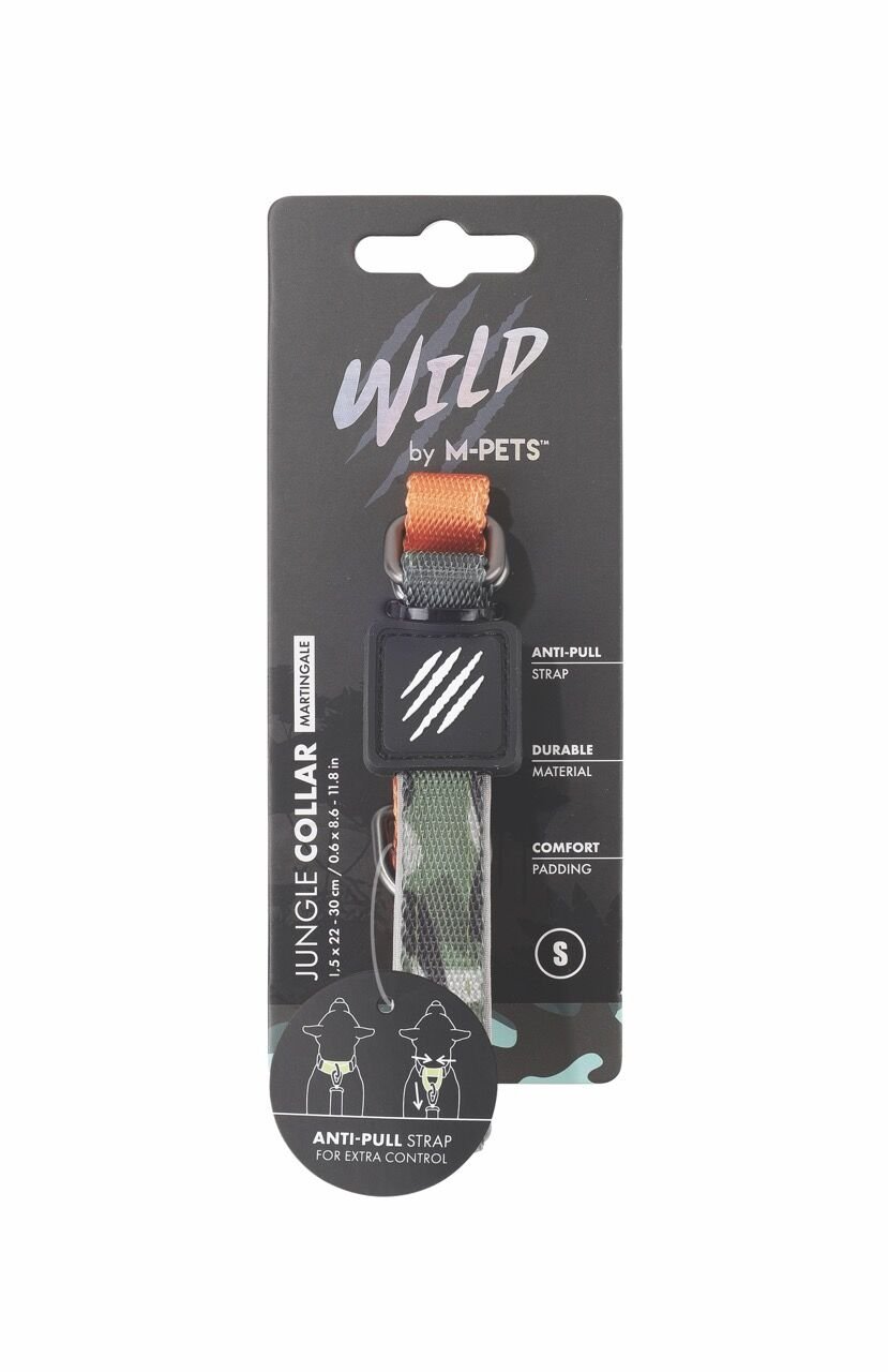 10838399 M-Pets Wıld Jungle Collar (S)