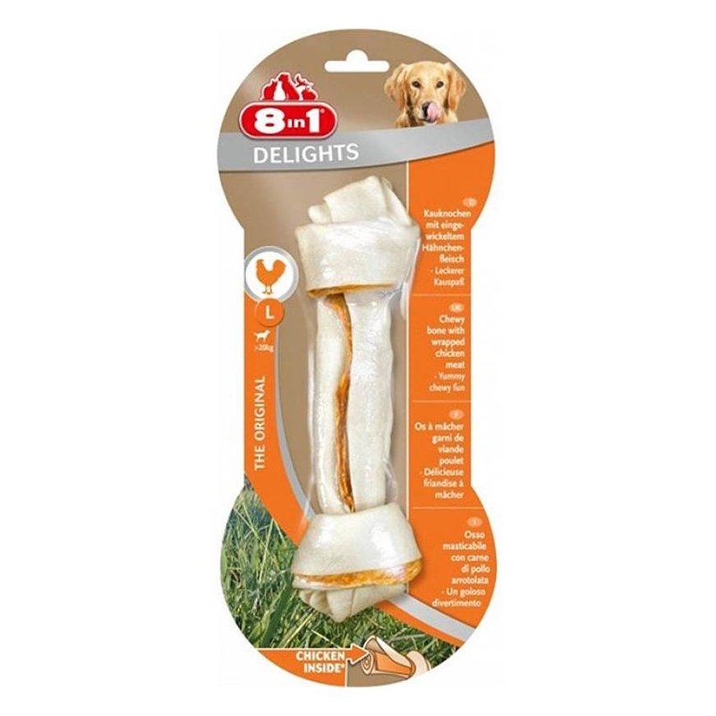 8 In 1 Delights Bone Köpek Çiğneme Kemiği Large 6 lı Skt:11/27