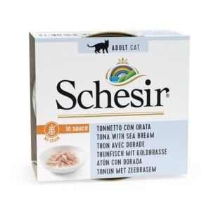 Schesir Soslu Ton Balıklı Çipuralı Kedi Konservesi 70 Gr 14 lü skt:11/27