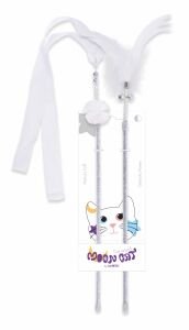 20650799 M-Pets Mooncat Kedi Oyuncağı Olta White 2Li Set