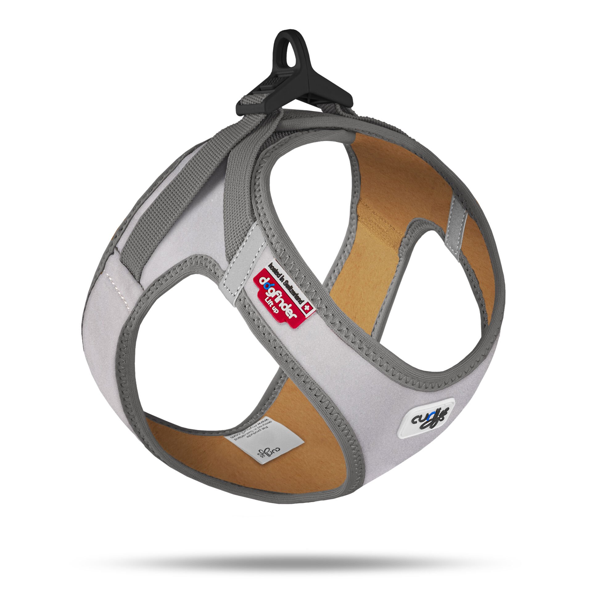 Curlı Glow Curlı Clasp Vest Harness Reflectıve Gray L