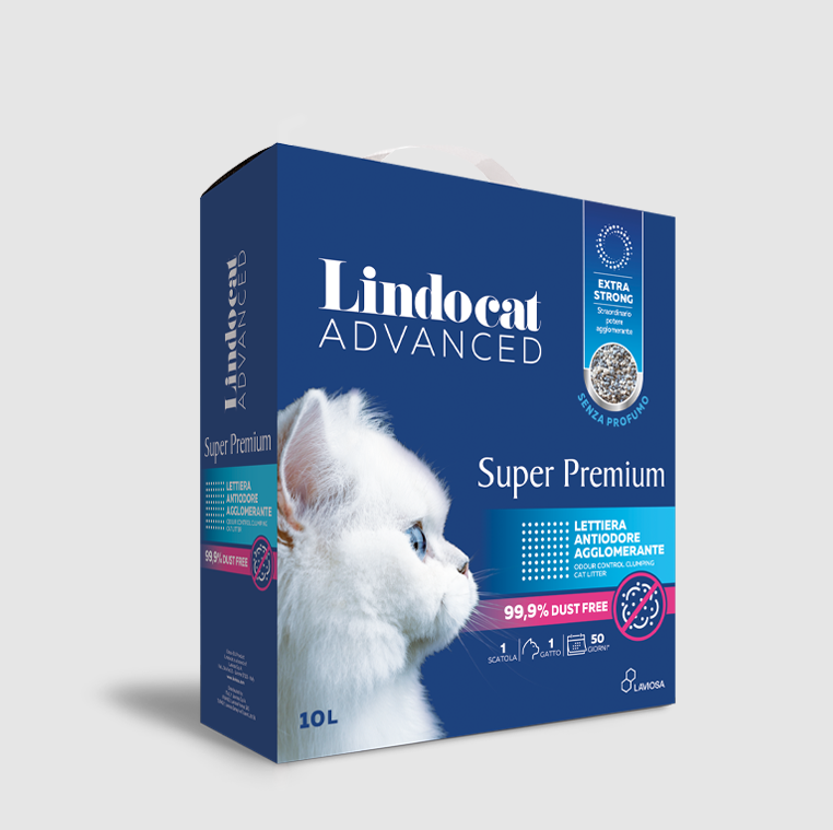Lindocat Super Premium Extra Güçlü Topaklanan  Kokusuz Kedi Kumu 10L