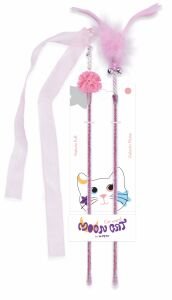 20650599 M-Pets Mooncat Kedi Oyuncağı Olta Pink 2Li Set