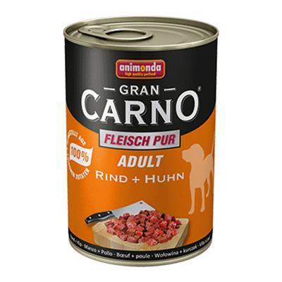 Animonda Gran Carno Sığır Ve Tavuklu Köpek Konservesi 6 Adet 400 Gr Skt:04/26