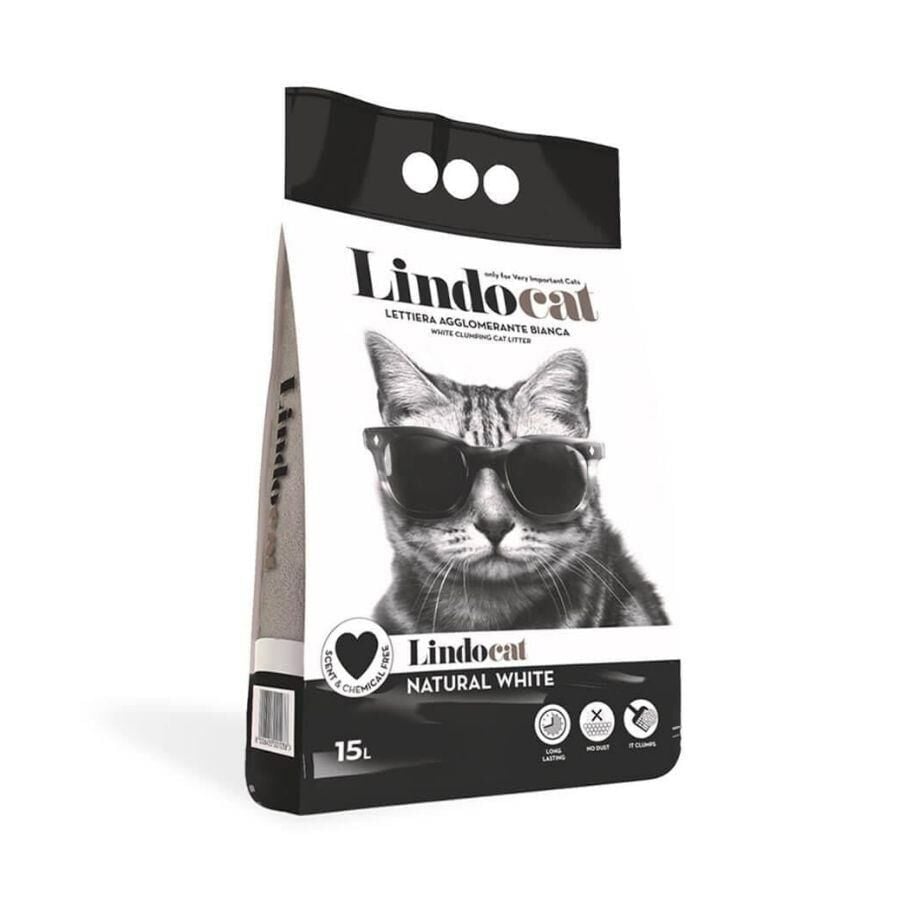 Lindocat Natural Kalın Taneli Kokusuz Topaklanan Kedi Kumu 10L