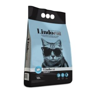 Lindocat Soaply Marsilya Sabunlu İnce Taneli  Kedi Kumu 10L