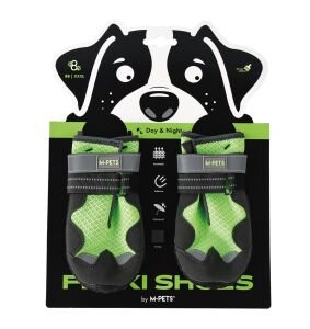 10370999 M-Pets Flexı Köpekler İçin Ayakkabı #8 Xxxl Green Edition
