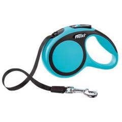 Flexi New Comfort Mavi Otomatik Köpek Tasması 5 Mt S **