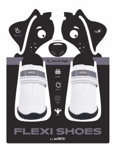 10372399 M-Pets Flexı Köpekler İçin Ayakkabı #6 Xl White Edition