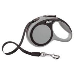 Flexi New Comfort Gri Otomatik Köpek Tasması 5 Mt L