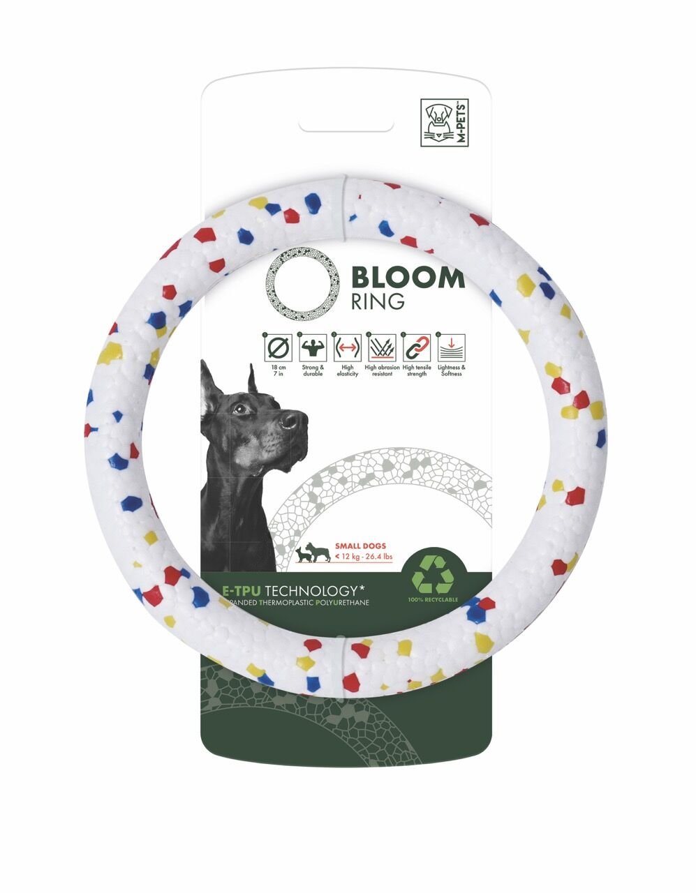 10646699 M-Pets Bloom Rıng Parçalanmaz Halka Oyuncak Mix Color