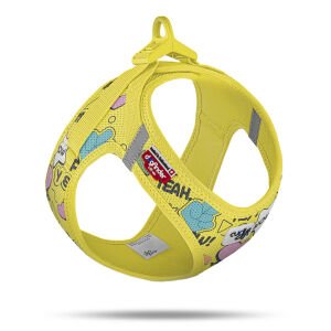 Vest Harness Curlı Clasp Aır-Mesh Le25 Comıc Yellow Xl