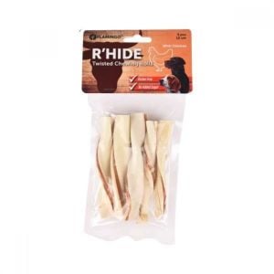 Flamingo Rhide Twisted Tavuklu Burgu Çubuk Köpek Ödül Maması 12 Cm 70 Gr skt:08/26