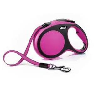 Flexi New Comfort Pembe Otomatik Köpek Tasması 5 Mt L **