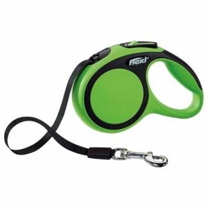 Flexi New Comfort Yeşil Şerit Otomatik Köpek Tasması 8 Mt Large