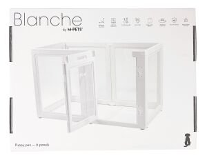 10442901 M-Pets Blanche Oyun Çiti 6 Panel (L) White