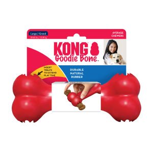 KONG Goodie Bone Kemik Şeklinde Çok Amaçlı Köpek Oyuncağı L