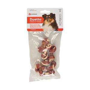 Flamingo Duetto Tavuk ve Peynirli Köpek Çiğneme Kemiği Small 6 Parça Skt:11/22