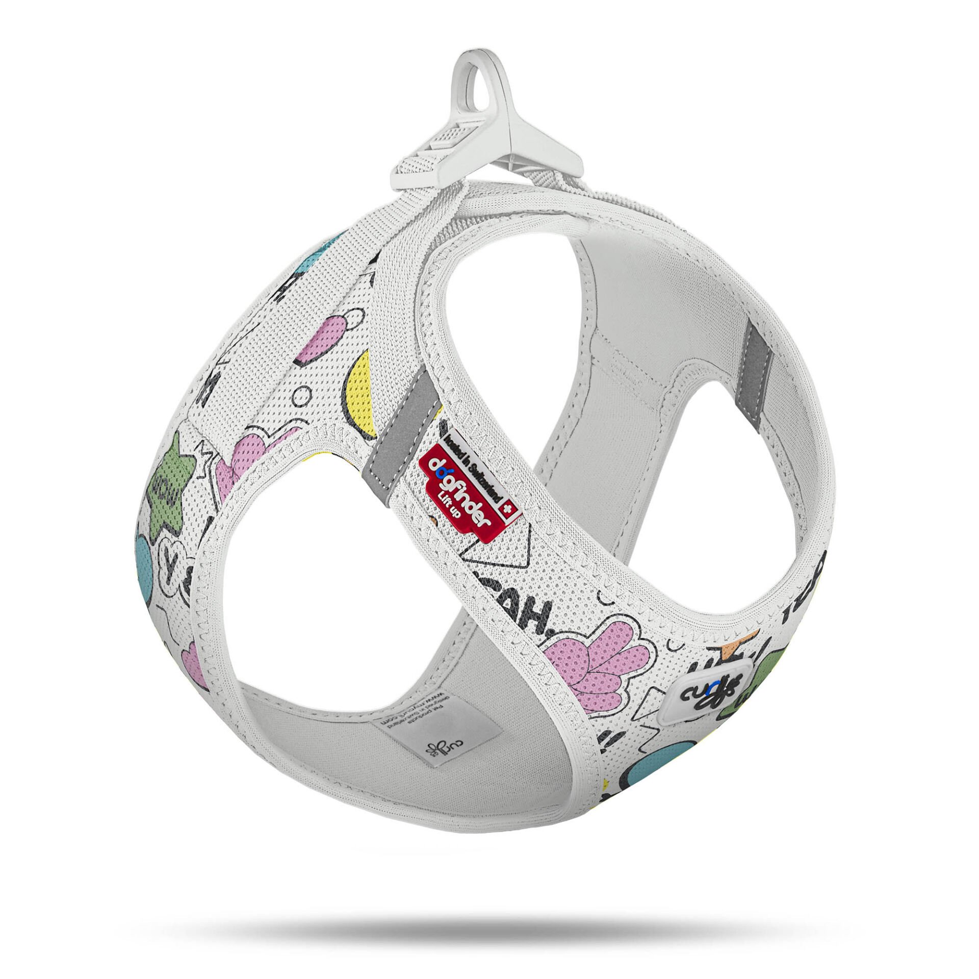 Vest Harness Curlı Clasp Aır-Mesh Le25 Comıc Lıght-Gray 3Xs