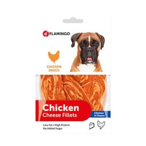 Flamingo Chicken Tavuk ve Peynirli Köpek Ödülü Large 85 gr 14 lü Skt :08/25
