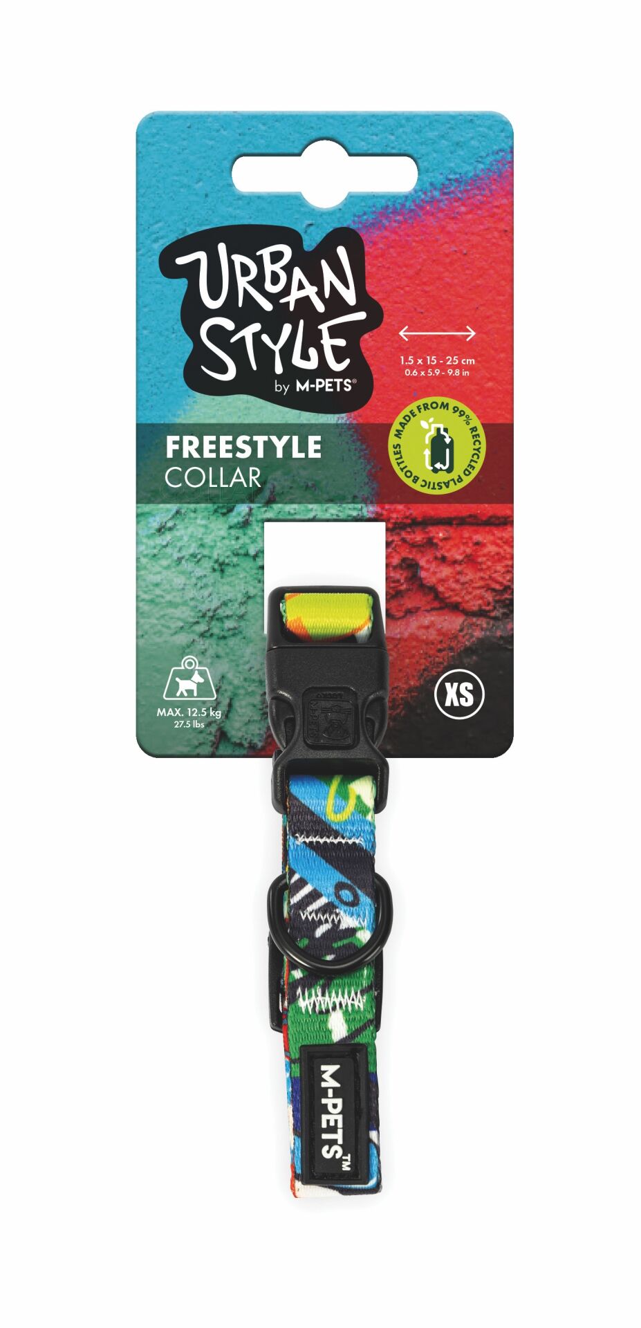 10834199 M-Pets Urban Style Freestyle Boyun Tasması (Xs)