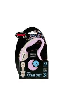 Flexi New Comfort Rose Şerit Otomatik Köpek Tasması 3 Mt Xsmall